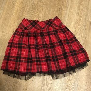 Girls Cherokee Plaid Skirt